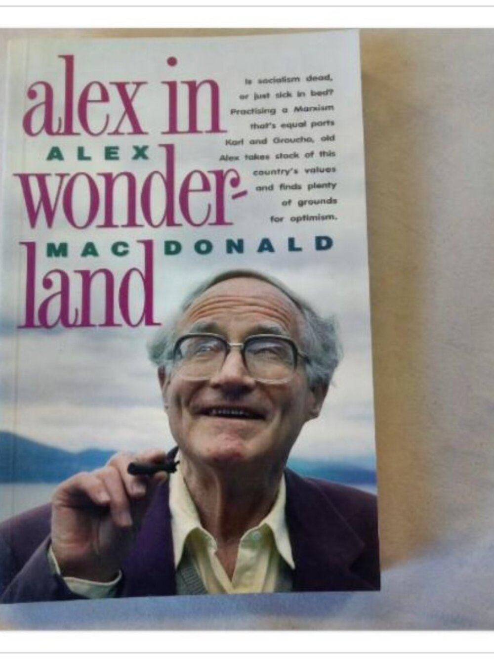 Alex in Wonderland Alex Macdonald 1993 First Edition Paperback Book Vintage